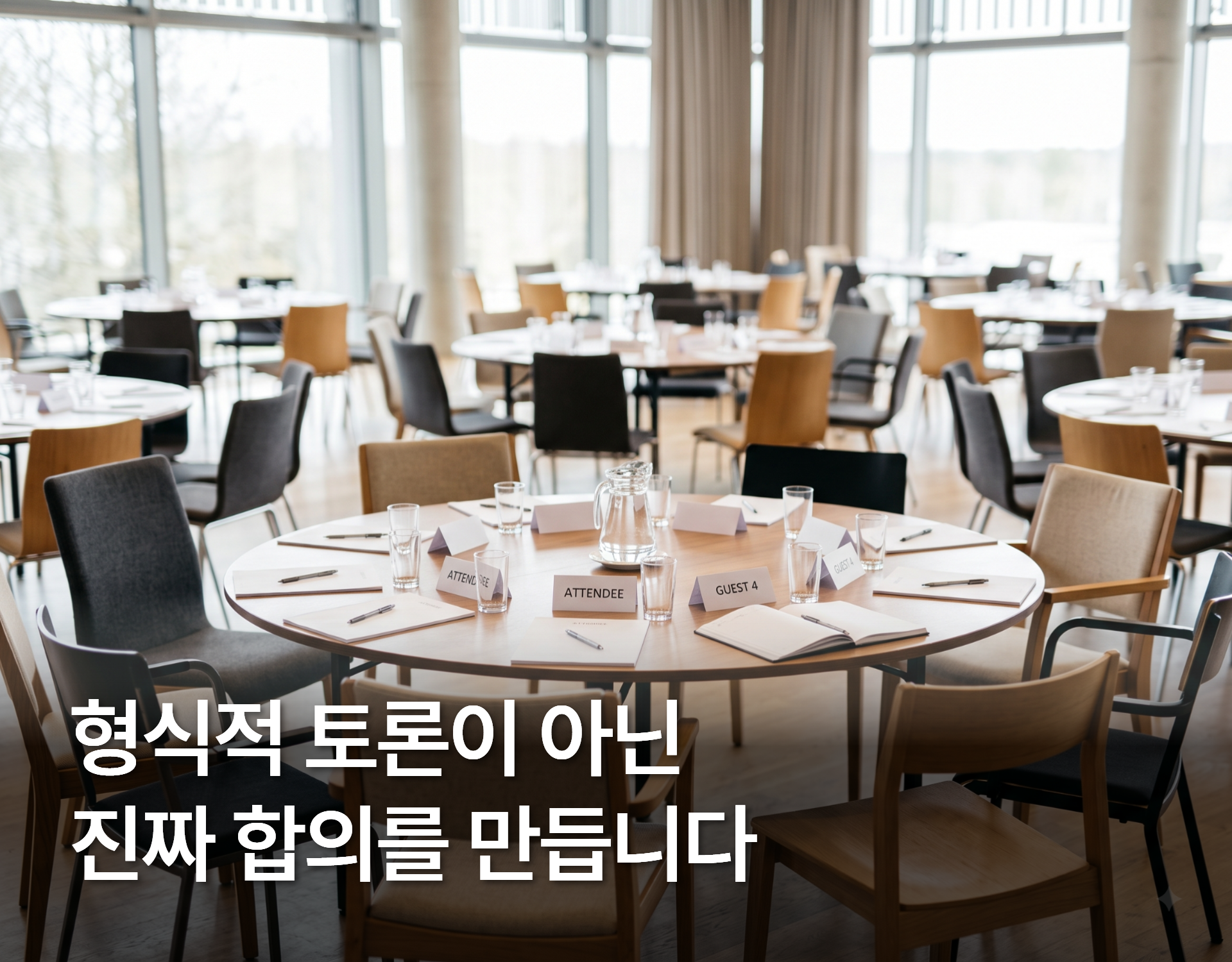 대규모 원탁 토론회